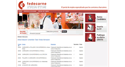 Desktop Screenshot of empleo.fedecarne.es