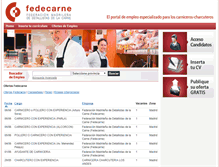 Tablet Screenshot of empleo.fedecarne.es